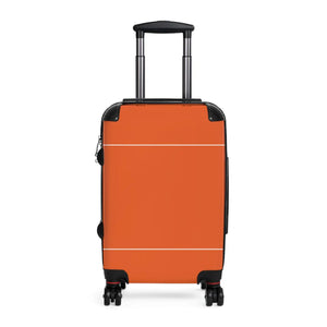 Orange Stripe Suitcase Lightweight Travel Luggage Dipaliz - Suitcases