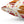 Orange Triangular Pattern Polyester Square Pillow - Dipaliz - Throw Pillows