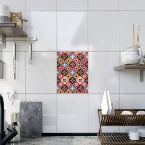 Ceramic Photo Tile - Striking Black Geometric Modern Elegance - Dipaliz - Wall Tiles