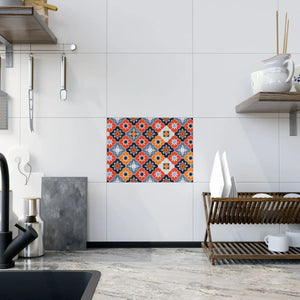 Ceramic Photo Tile – Striking Black Geometric - Dipaliz - Wall Tiles