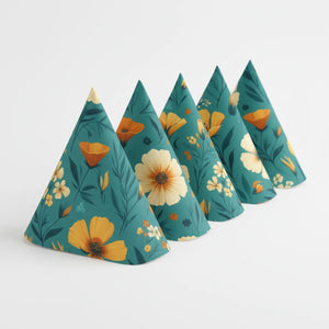 Yellow Flower Napkins – Polyester Set of 4 - Dipaliz - Cloth
