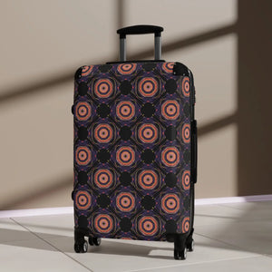 Orbital Pattern Suitcase – Small Hard Shell - Dipaliz - Suitcases