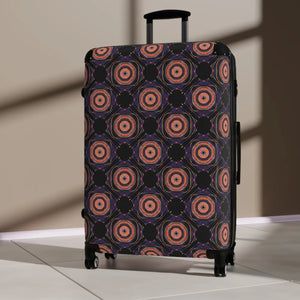 Orbital Pattern Suitcase – Small Hard Shell - Dipaliz - Suitcases