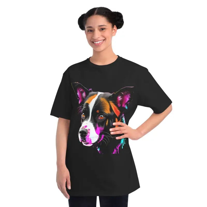 Pawsitively Pawesome: Organic Unisex Classic Dog T-shirt - T-shirt