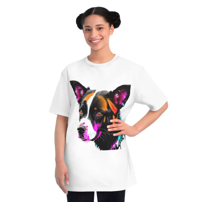 Pawsitively Pawesome: Organic Unisex Classic Dog T-shirt - T-shirt