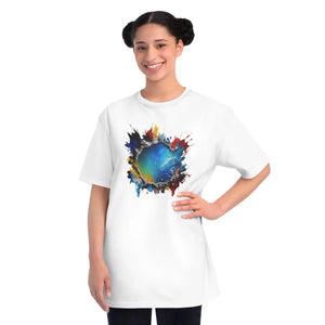 Abstract Paint Organic Unisex Classic t Shirt - Dipaliz - T-shirts