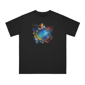 Abstract Paint Organic Unisex Classic t Shirt - Dipaliz - T-shirts