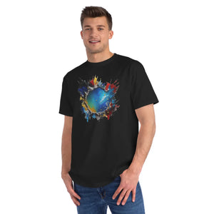 Abstract Paint Organic Unisex Classic t Shirt - Dipaliz - T-shirts