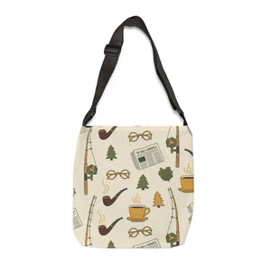 Bags - Outdoor Reader Tote Bag - Cozy Coffee Pattern - Dipaliz