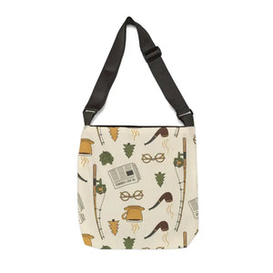 Bags - Outdoor Reader Tote Bag - Cozy Coffee Pattern - Dipaliz