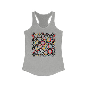 Stylish Overlapping Circles Racerback - Lightweight - Dipaliz - Tank Tops