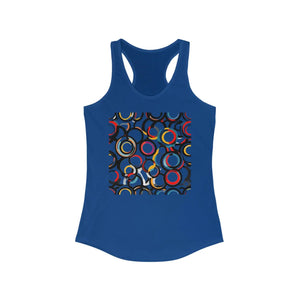 Stylish Overlapping Circles Racerback - Lightweight - Dipaliz - Tank Tops