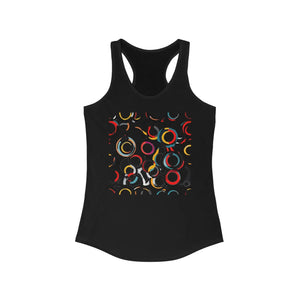Stylish Overlapping Circles Racerback - Lightweight - Dipaliz - Tank Tops
