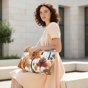 Oversized Weekender Bag - Autumn Trees Pattern - Dipaliz - Luggage & Bags