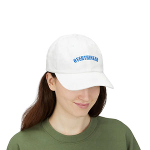 White Overthinker Classic Dad Cap Effortless Everyday Dipaliz - Baseball Caps