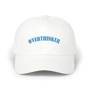 White Overthinker Classic Dad Cap Effortless Everyday Dipaliz - Baseball Caps