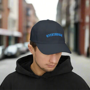 White Overthinker Classic Dad Cap Effortless Everyday Dipaliz - Baseball Caps