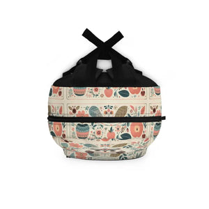 Pastel Flowers Owl Backpack - Chic Women’s Fashion Style - Dipaliz - one Size - Backpacks