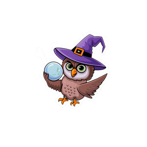 Spooktacular Owl Vinyl Decals - Kiss-cut Border Halloween - Dipaliz - Home Decor