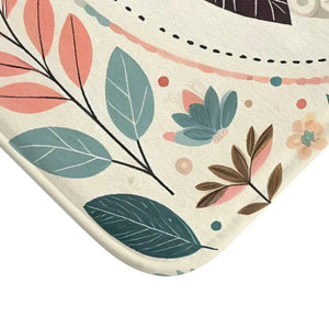 Bath Mat - Pastel Flora Memory Foam Comfort - Dipaliz - Mats & Rugs