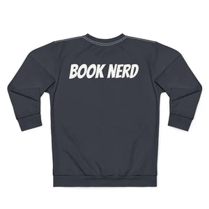All Over Prints - Owl Reading Book Nerd Unisex Sweatshirt - Cozy Style - Dipaliz