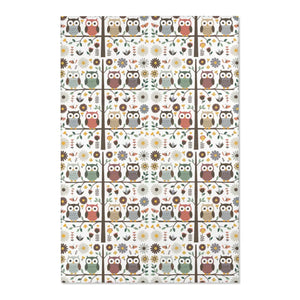 Owls on a Tree Area Rug – Polyester Chenille - Dipaliz - Rugs