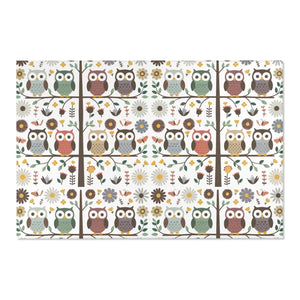 Owls on a Tree Area Rug – Polyester Chenille - Dipaliz - Rugs