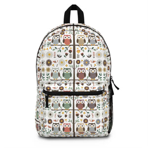 Trendy Tree Backpack - Durable Owls Cozy Essential - Dipaliz - Backpacks