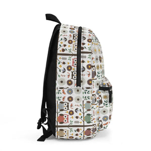Trendy Tree Backpack - Durable Owls Cozy Essential - Dipaliz - Backpacks