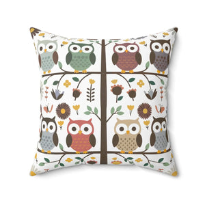 Sustainable Owl Pillows – Eco-friendly 18x18 - Dipaliz - Throw