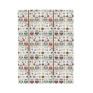 Owls on a Tree Blanket – Plush Velveteen - Dipaliz - Blankets