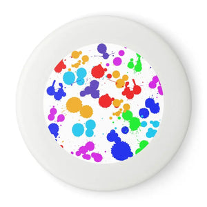 Accessories - Wham o Splats Frisbee Ultimate Outdoor Paint Pattern Fun - Dipaliz White / 10.9’’
