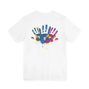 Unisex Jersey Short Sleeve Tee - Painted Palms Print - Dipaliz - T-shirt