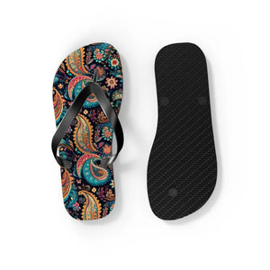 Flip Flops Paisley Eva Sole Polyester Suede Comfort - Dipaliz - Slippers