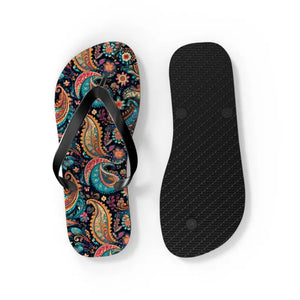 Flip Flops Paisley Eva Sole Polyester Suede Comfort - Dipaliz - Slippers