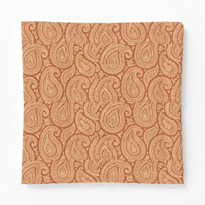 Boho Paisley Cotton Comforter - Rust Bedspread - Dipaliz - 88’’ x - Home Decor