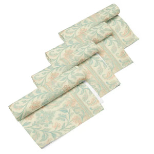 Premium Cloth Napkin Set - Paisley Floral Pattern - Dipaliz - Napkins