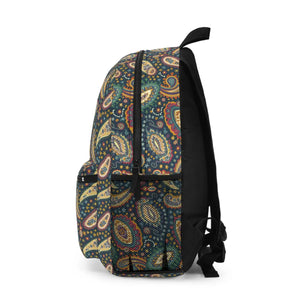 Stylish Paisley Pattern Backpack - Durable Polyester - Dipaliz - Backpacks
