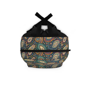 Stylish Paisley Pattern Backpack - Durable Polyester - Dipaliz - Backpacks