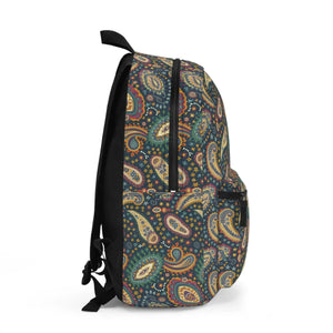 Stylish Paisley Pattern Backpack - Durable Polyester - Dipaliz - Backpacks