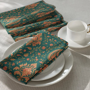 Vibrant Paisley Pattern Cloth Napkin Set - Premium Dining - Dipaliz - Napkins