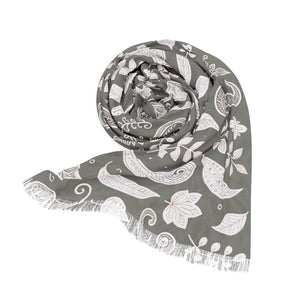 Dynamic Paisley Pattern Scarf - Polyester Material - Dipaliz - Scarves & Shawls