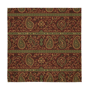 Elegant Paisley Cloth Napkin Set - Rich Maroon - Dipaliz - Napkins