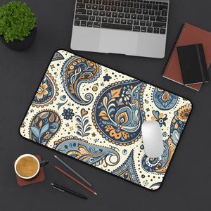 Paisley Neoprene Desk Mat - High-quality 3mm Anti-slip - Dipaliz - Workstation & Cubicle Accessories