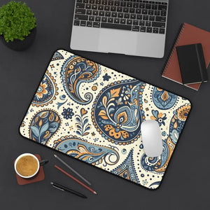 Neoprene Desk Mat - Paisley 3mm Anti-slip - Dipaliz - Workstation & Cubicle Accessories
