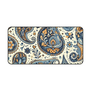 Neoprene Desk Mat - Paisley 3mm Anti-slip - Dipaliz - 16’’ × 32’’ - Workstation & Cubicle Accessories