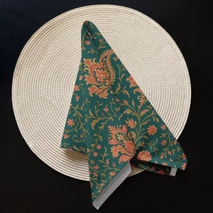 Cloth Napkin Set - Vibrant Paisley Premium Style - Dipaliz - Napkins