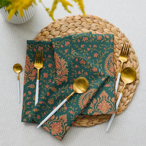 Cloth Napkin Set - Vibrant Paisley Premium Style - Dipaliz - Napkins