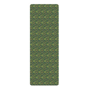 Home Decor - Paisley Rubber Yoga Mat - Hd Print Non-slip - Dipaliz 24” x 72”