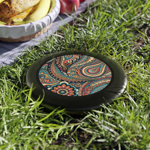 Ultimate Outdoor Fun Paisley Frisbee by Dipaliz Wham-o Classic - Black / 10.9’’ - Sporting Goods